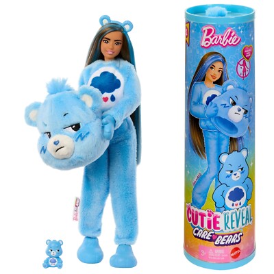 MATTEL  JCN96 Barbie Cutie Reveal Glücksbärchi Serie - blau, NEU & OVP