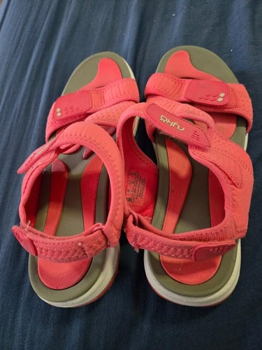 Women's Ryka Adjustable Sport Sandals Ginger Light Blue 8 Excellent Condition - Picture 2 of 6