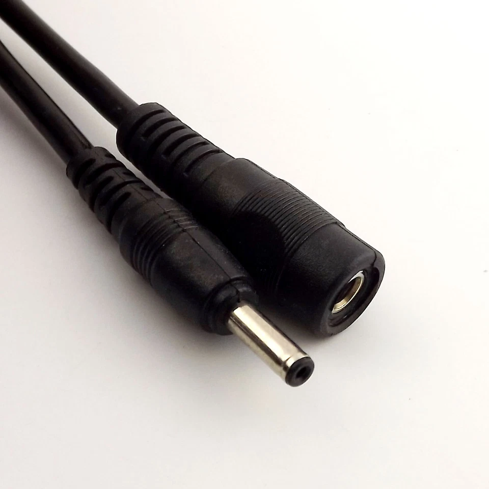 10m 32ft 3.5mmx1.35mm Male to Female DC Powder Extension Adapter Connector Cable - Image 3 of 4