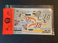 1999 Slixx #16 Primestar Kevin Lepage 1/24 Nascar Waterslide decal Sheet