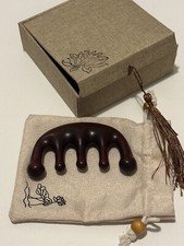 Head Scalp Massager Comb for Scalp Hair Massage - sandalwood scalp comb