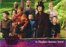 Charlie and the Chocolate Factory movie 2005 ArtBox promo card 02 Johnny Depp NM