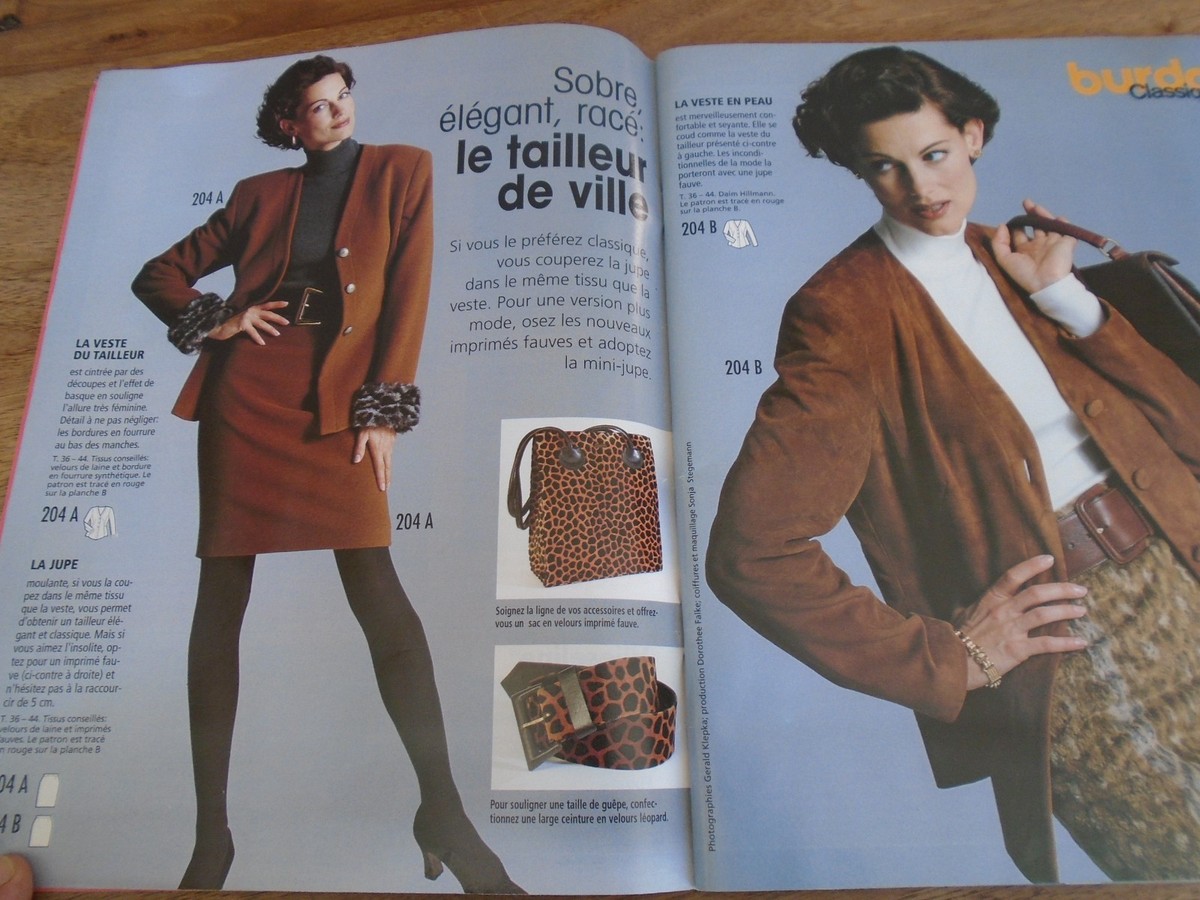 Magazine Burda Couture Facile Hiver 1997 - Occasion, Toutes Les Tendances De L'époque