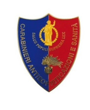 DISTINTIVO SPILLA DA GIACCA PER IL BAVERO DEL NAS NUCLEO ANTISOFISTICAZIONE