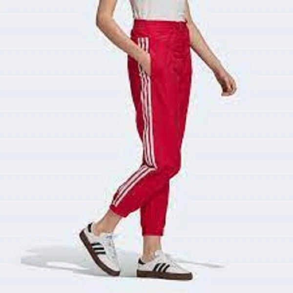 Adidas Paolina Russo Track Pants Scarlet Red White High Waist