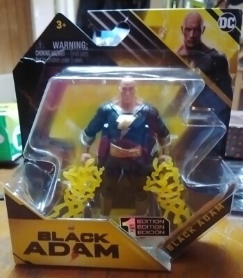 (Black Adam Action Figure) *DCs  1st Edition* Comics 4'' Spin Master NEW 2022