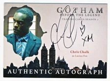 Cryptozoic Gotham Season 2 Chris Chalk Inscription Autograph Auto #CC - QTY