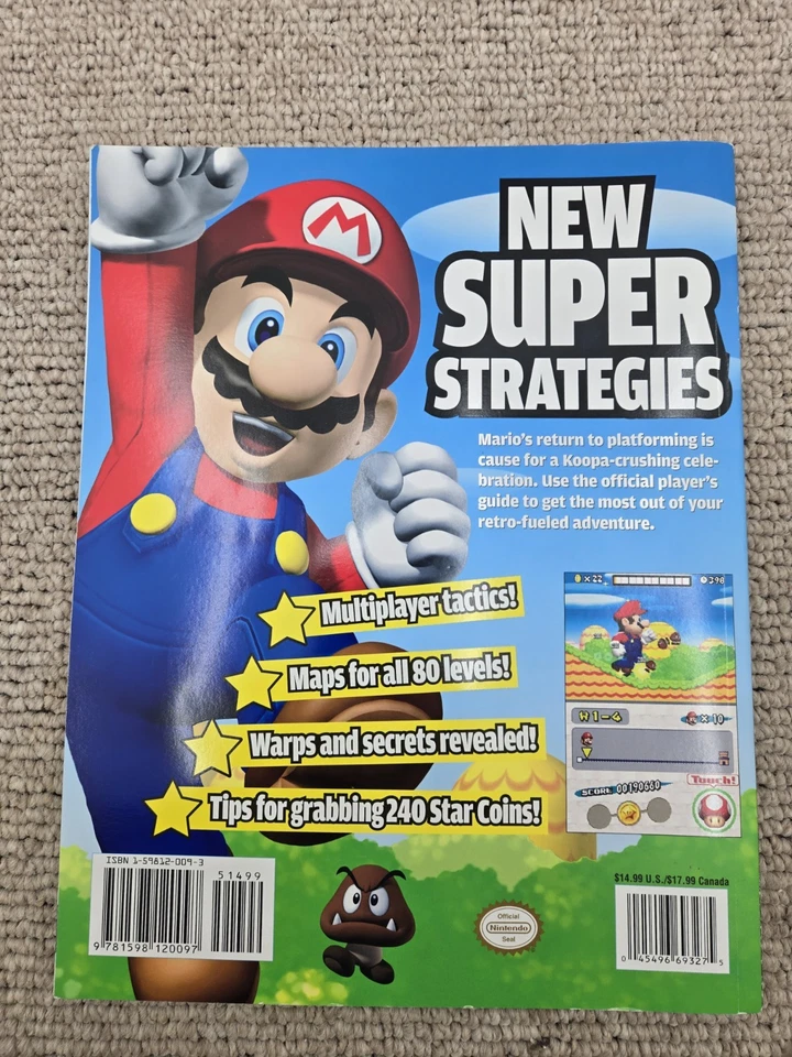 New Super Mario Bros. (Nintendo DS) Guía Oficial de Estrategia (Nintendo Power) Foto 2 de 4