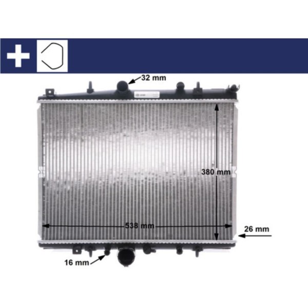 KüHler MotorküHlung Mahle CR 1433 000S FüR CitroëN C5 I Break-image