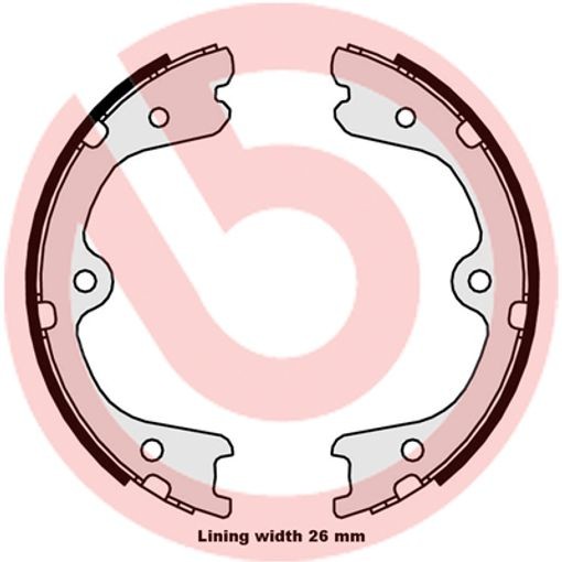 Für BREMBO S 56 546 BRAKE SHOES.