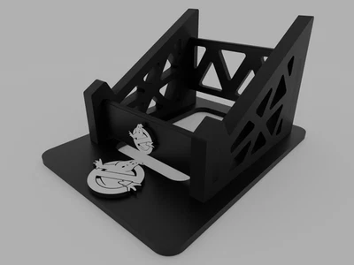 Car Stand/ Display (3d Printed) for LEGO 10274 ghostbusters ECTO-1