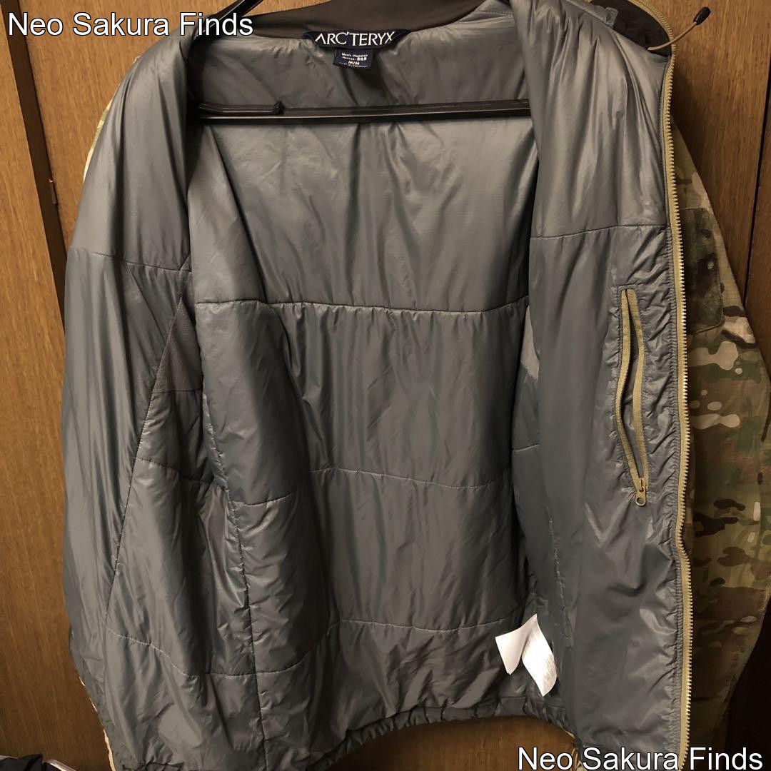 ARC'TERYX ARC’TERYX Leaf Atom SV Hoody Taglia M Mimetico Militare USATOa Giaccato C