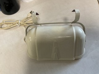 vintage 40's EAGLE Bed Headboard LIGHT in Cream Lamp