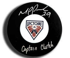 Marie-Philip Poulin Montreal Victoire Signed Puck PWHL Hockey Captain Clutch