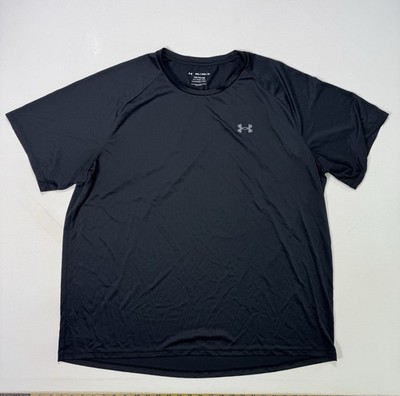 Under Armour Tech Tee Men's 3XL Black Short Sleeve Performance Shirt Active