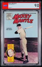 Mickey Mantle #1 (Magnum Comics December 1991) Graded - PSA 9