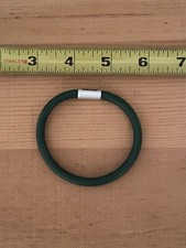 Nikken Triphase Magnetic Sports Bracelet In Forest Green And Silver