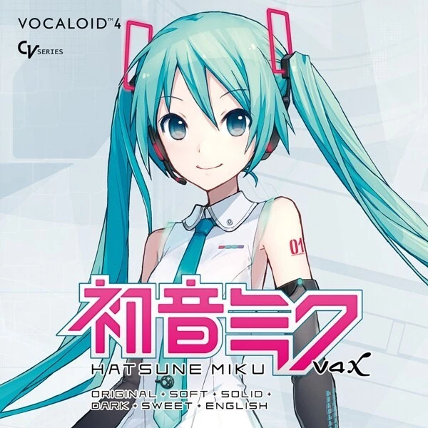 CRYPTON VOCALOID4 Hatsune Miku V4X (incl. English) DVD Software Package Japan - Image 2 of 2