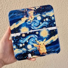Pok mon Pikachu x Van Gogh Starry Night Art Nintendo series console parts Cover