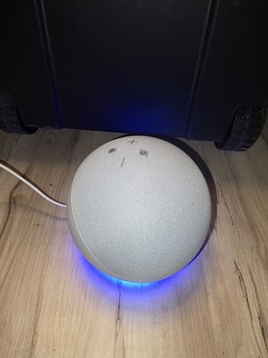 Amazon Echo 4th Gen Smart Speaker Glacier White with Power Adapter