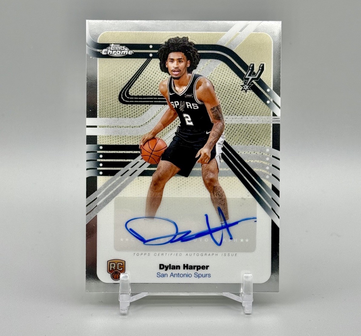 2025 Topps Chrome Dylan Harper Next Stop Signatures Rookie Auto Insert