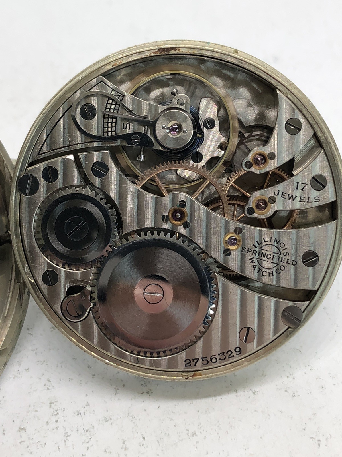 1915 Illinois 304 17J 16s Pocket Watch *Is Running*