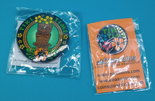 Oak Coins Tiki Time Tiki Luau Geocoin Pin Set Un-activated NEW