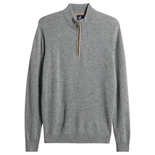 Johnnie-O johnnie-O Mens Mayfair Quarter-Zip Sweater, Charcoal (US, Alpha,