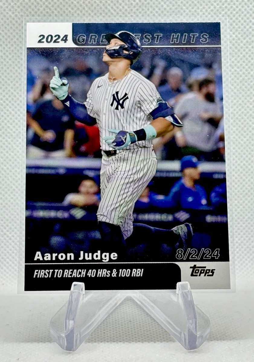 2025 Topps Series 1 Aaron Judge 2024 Greatest Hits Insert