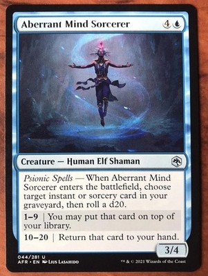 ''Aberrant Mind Sorcerer'' - Magic The Gathering Karte - AFR 2021