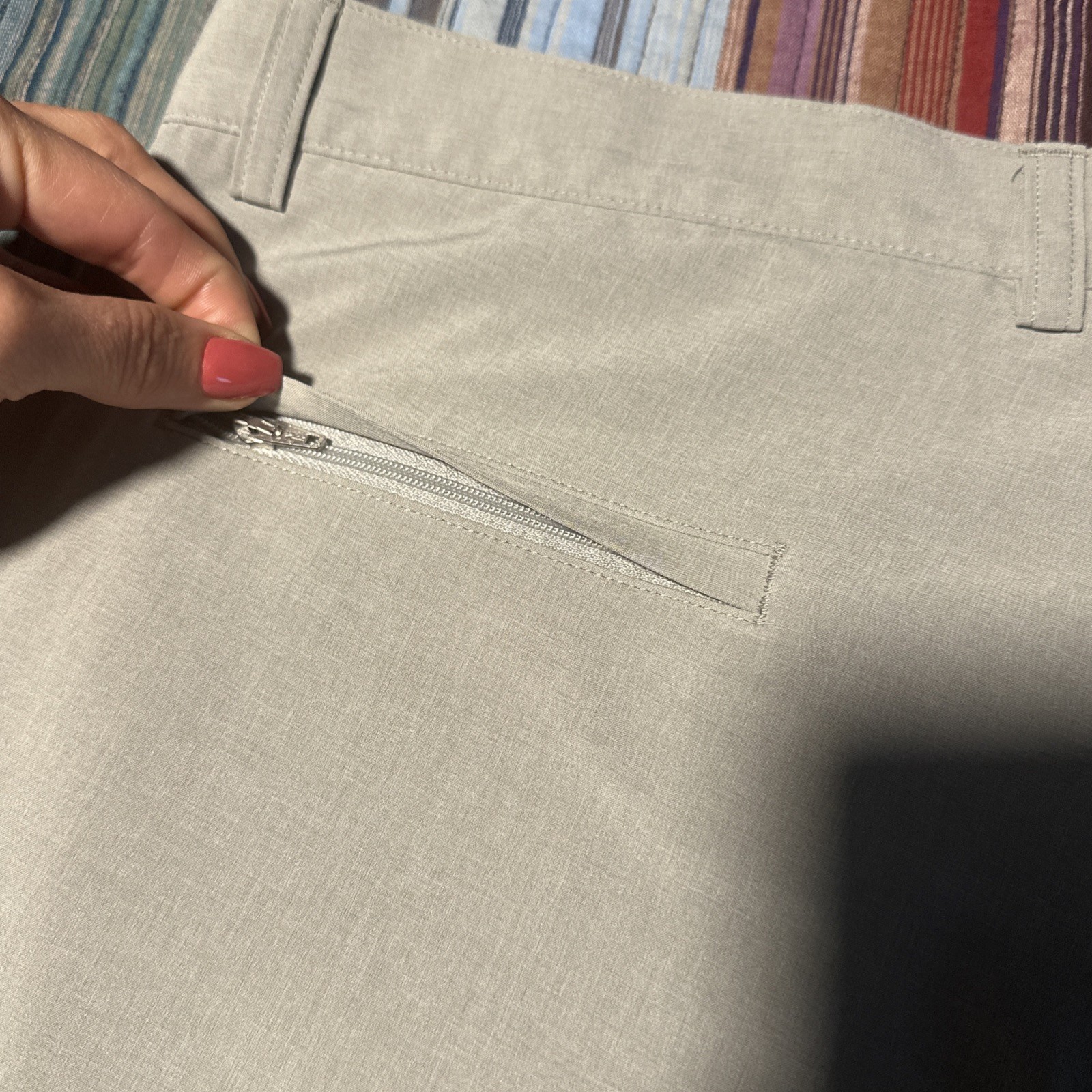 Peter Millar Zip Flat Front Performance Polyester… - image 5