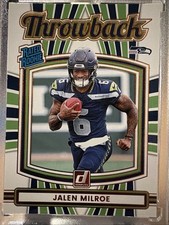 2025 Panini Donruss - Rated Rookies Throwbacks Jalen Milroe #18 (RC)