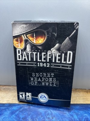 Battlefield 1942: Secret Weapons of WWII (PC, 2003) Expansion Pack NEW SEALED