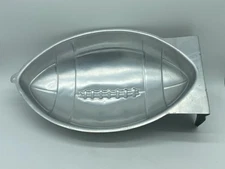 Wilton Football Cake Pan Aluminum Baking Mold Vintage 1990 #2105-6504 EUC