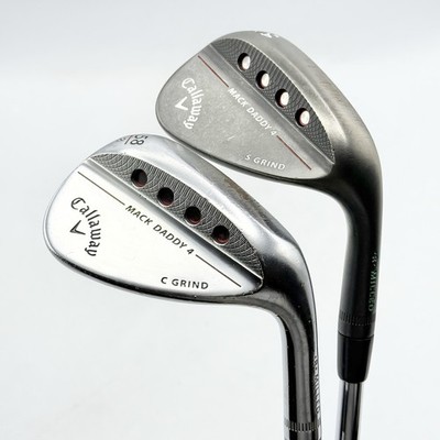 キャロウェイMACK DADDY4 W GRIND3本セット（50-54-58） Callaway Mack Daddy 4 R Milled Wedge Set: 54/10 S Grind & 58/8 C