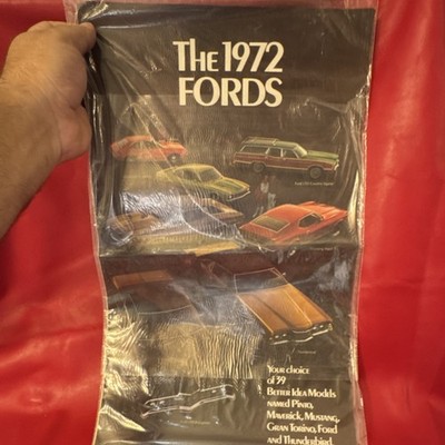 Ford 1972 Sales Brochure Catalog Multiple Models Illustrated Vintage Original