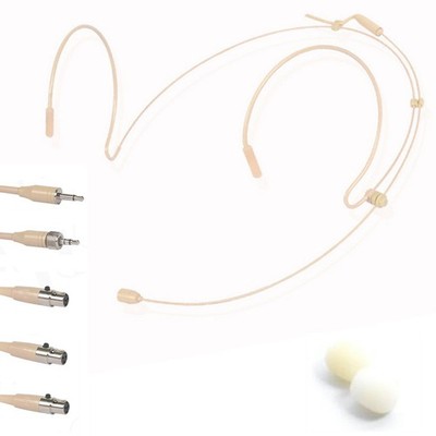 Doppel Ohrbügel Headset Mikrofon Kopfbügel Mikrofon für kabelloses leichtes