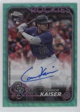 2024 Topps Chrome Rookie Aqua Wave Refractor /199 Connor Kaiser #RA-CK Auto 1ja4