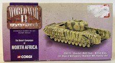 CORGI 1:50 SCALE CC60105 CHURCHILL MKIII TANK DIECAST WWII MILITARY MODEL BOXED