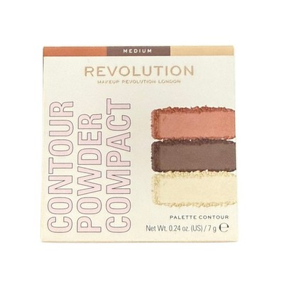 Makeup Revolution Contour Kit Powder Compact   Shade Medium NEW in box