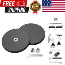 2 Pieces Strong Rubber Coated Mounting Magnets Anti-Scratch  Anti Corrosion,...