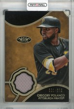 2019 Topps Tier One Gregory Polanco Relics /375 Pirates Card