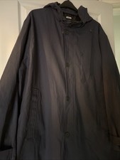 Mens Navy Rain jacket Jacamo Size 30inches Pit To Pit
