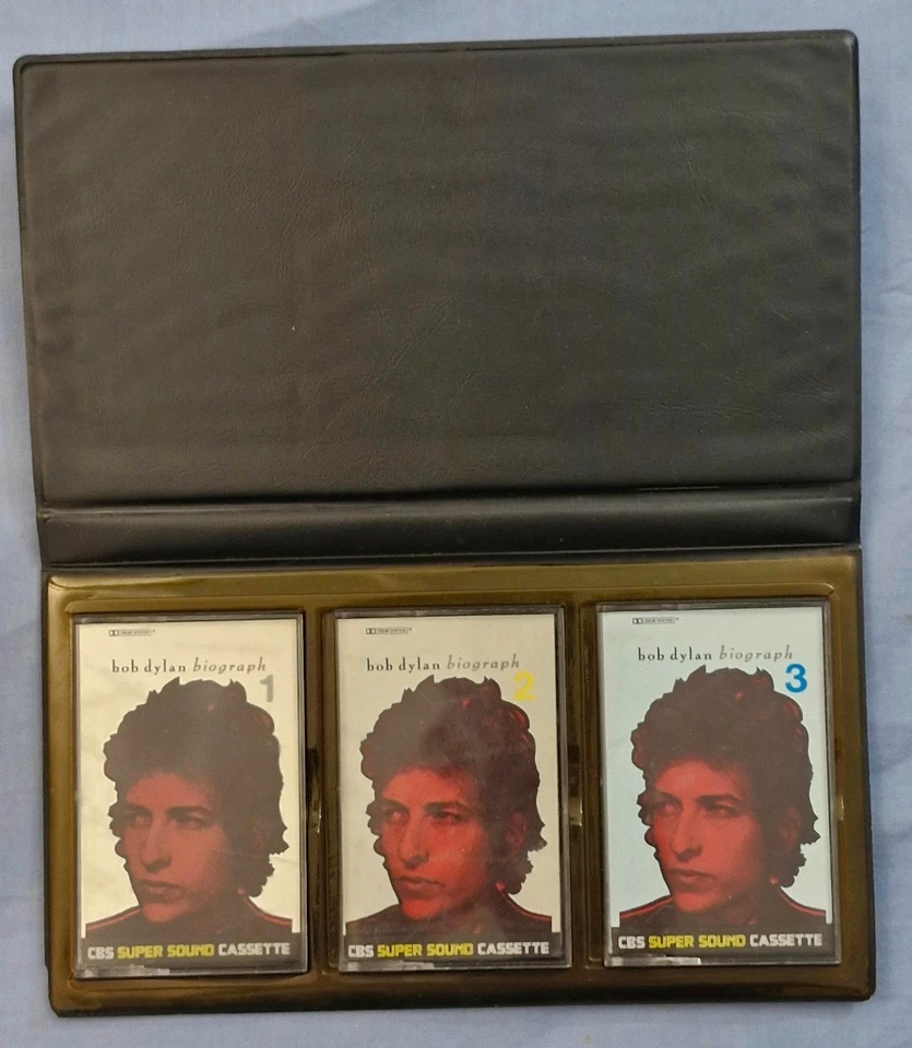 Vintage 1985 Bob Dylan Biograph 3 cassette set. Deluxe Aussie Edition - Image 4 of 4