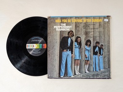THE PEPPERMINT RAINBOW signed RECORD Will You Be Staying After