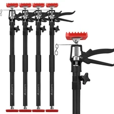 4PK Support Pole,Steel Telescopic Quick Adjustable 3rd Hand Support System, S...