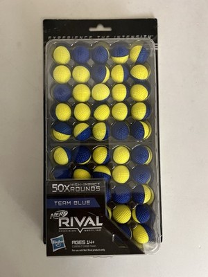 Nerf Rival Team You Pick BLUE red 50x High Impact Rounds Refill Balls Hasbro NIB