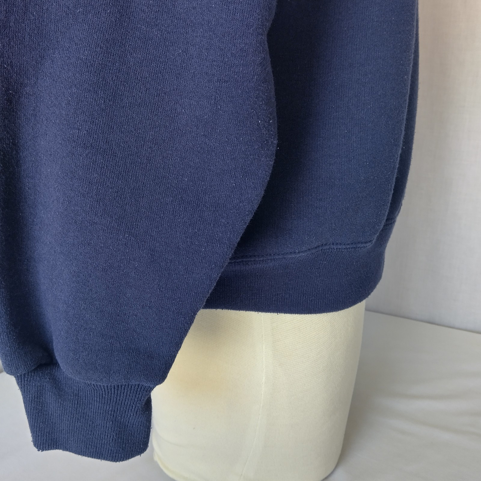 West Virginia University Lee Heavyweight Blue/Gold Sweatshirt embroidered XL thumbnail 7