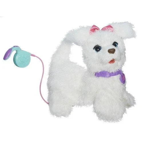 Fur Real Friends My Walkin Pup White Dog Get Up and GoGo