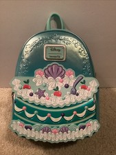 LOUNGEFLY DISNEY ARIEL CAKE COSPLAY MINI BACKPACK~ WITH TAGS~ BRAND NEW~